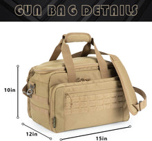 Load image into Gallery viewer, Multi-Functional Pistol Carrying Bag with Lockable Zipper &amp; Comfortable Strap