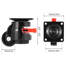 Load image into Gallery viewer, Premium Industrial Casters with Vibration Dampening for Workbenches and Machines