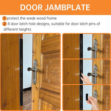 Load image into Gallery viewer, Corrosion-Proof Door Jamb Reinforcement Kit with Sturdy Latch &amp; Hinge Shields