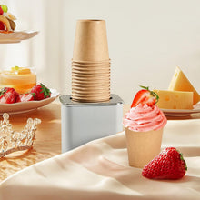 Load image into Gallery viewer, Mini 3 oz Kraft Paper Cups - 1200 Count Disposable Bathroom Solution for Events