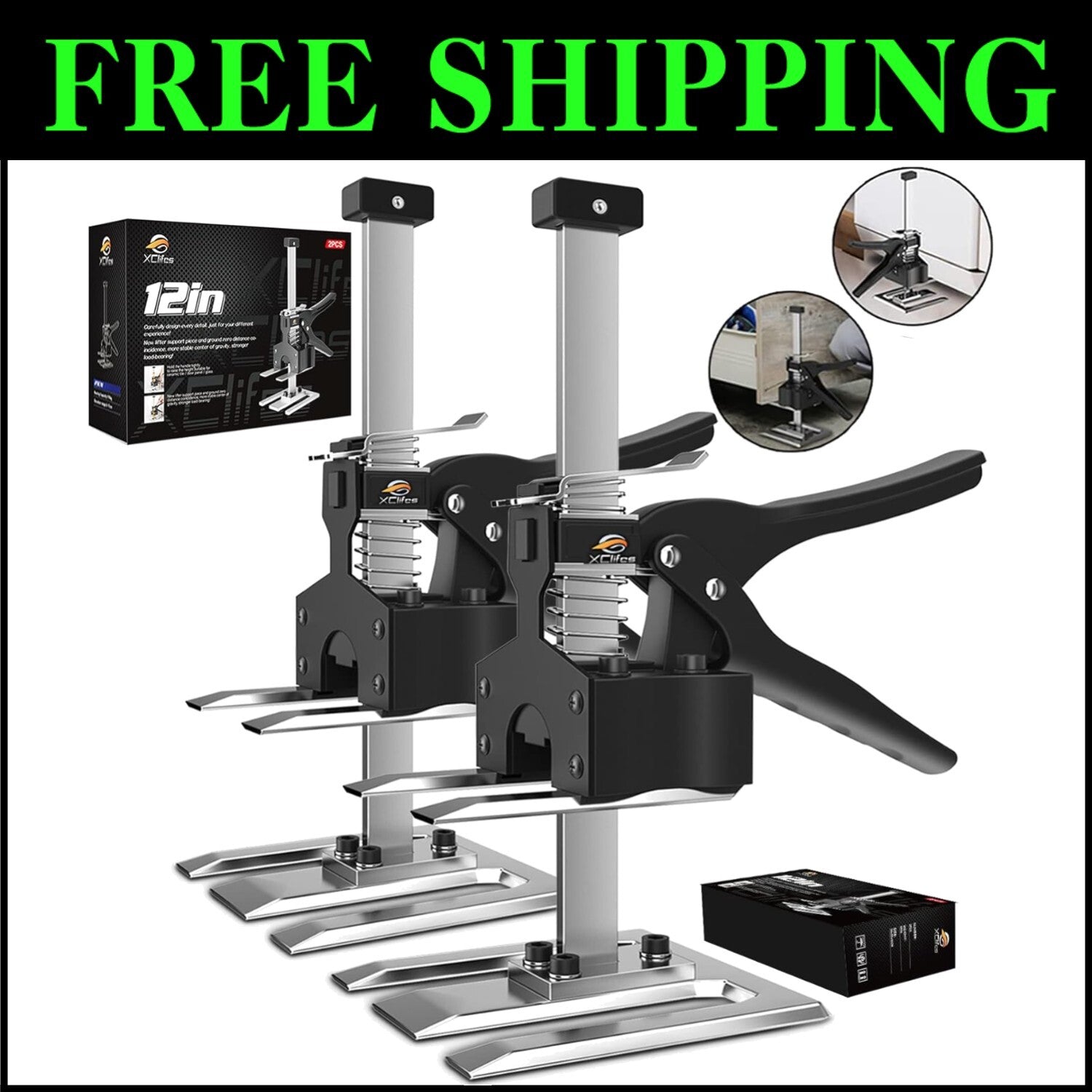 Ergonomic Multi-Function Lifting Device for Easy Door and Tile Installation