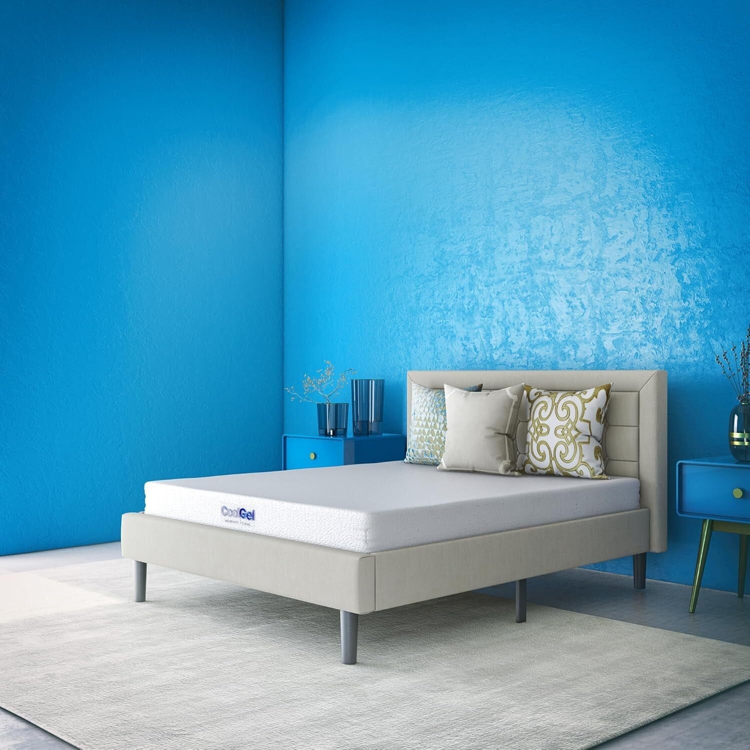 Medium Firm 6-Inch Twin Memory Foam Mattress with Cooling Gel - CertiPUR-US