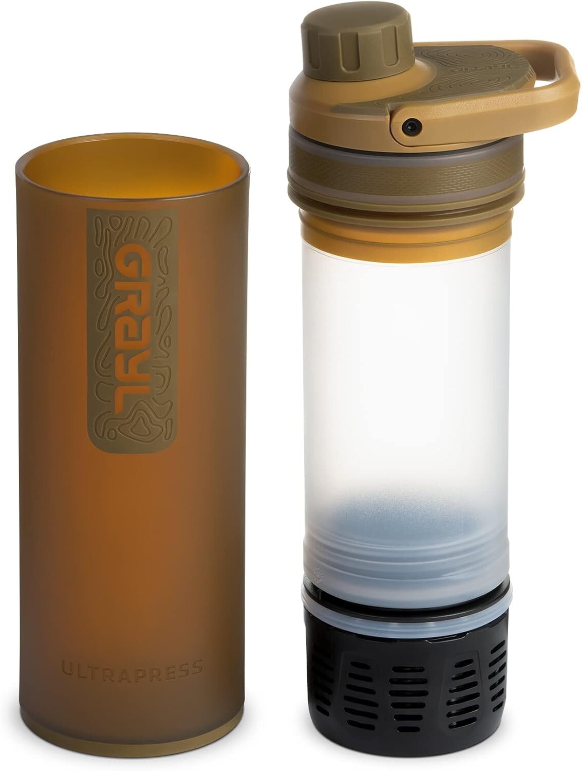 Effortless 16.9 oz Water Purifier Bottle - Clean Water for Outdoor Adventures