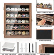 Load image into Gallery viewer, Premium Rustic Coin Display Stand for Collectibles - Easy Setup &amp; Secure Mount