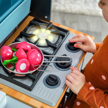 Load image into Gallery viewer, Wooden Farm to Table Play Kitchen with Lights &amp; Sounds - 17 Accessories Included