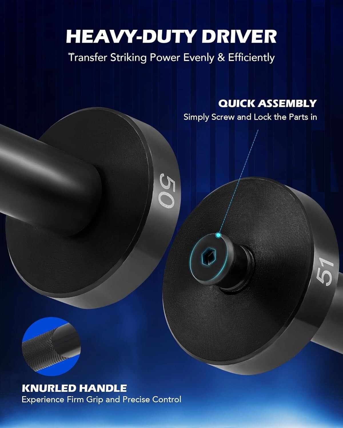 Durable 52-in-1 Bearing Race Seal Installer with Easy Operation and Carry Case