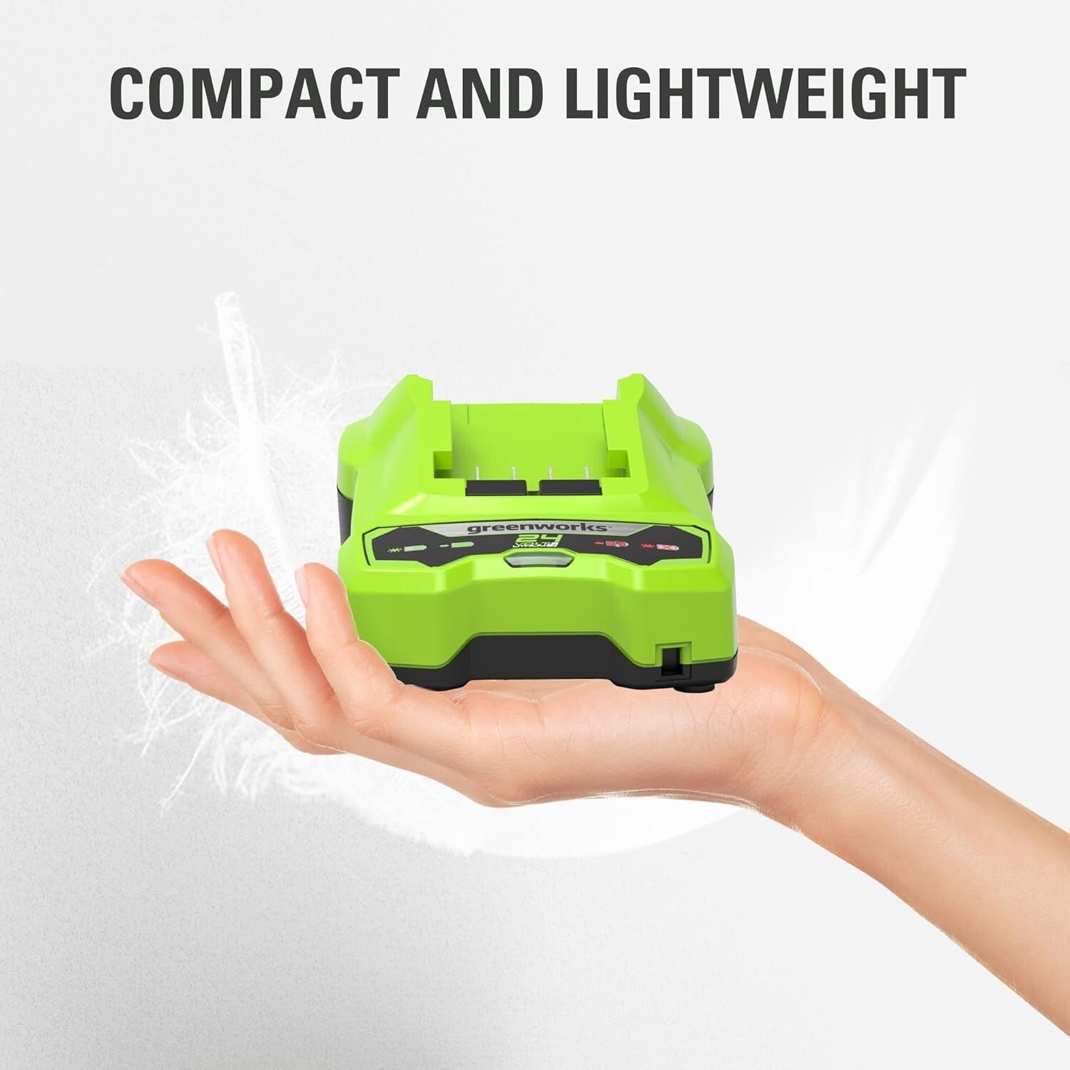 Efficient 24V Charger with Built-in USB & LED Indicator for All Outdoor Devices