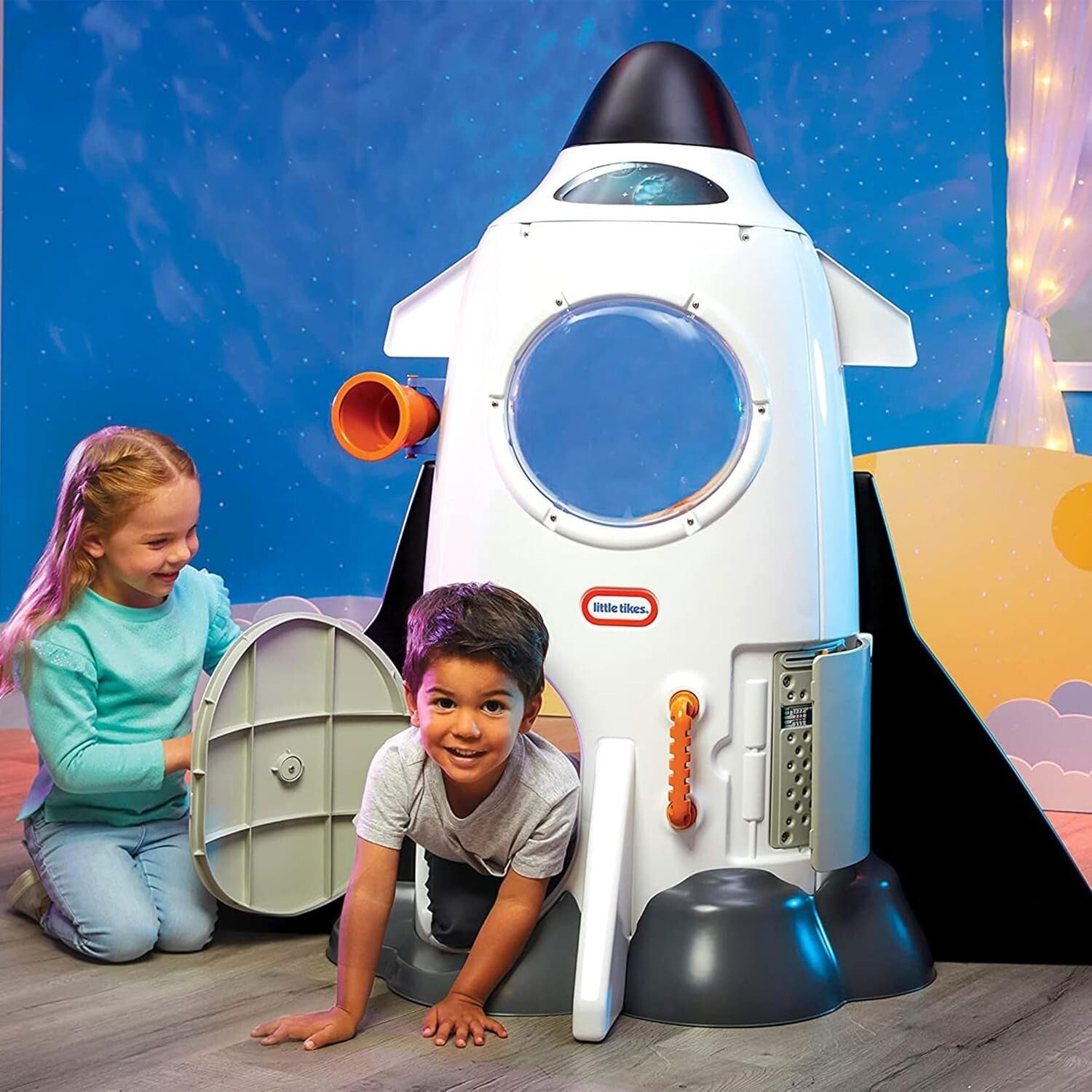 Adventure Rocket: Realistic Space Pretend Play for Kids 2-6, 40 x 18 x 18 Inches