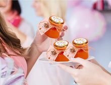Load image into Gallery viewer, Elegant 1.5 oz Honey Jars with Gold Lids &amp; Wood Dippers for Celebrations