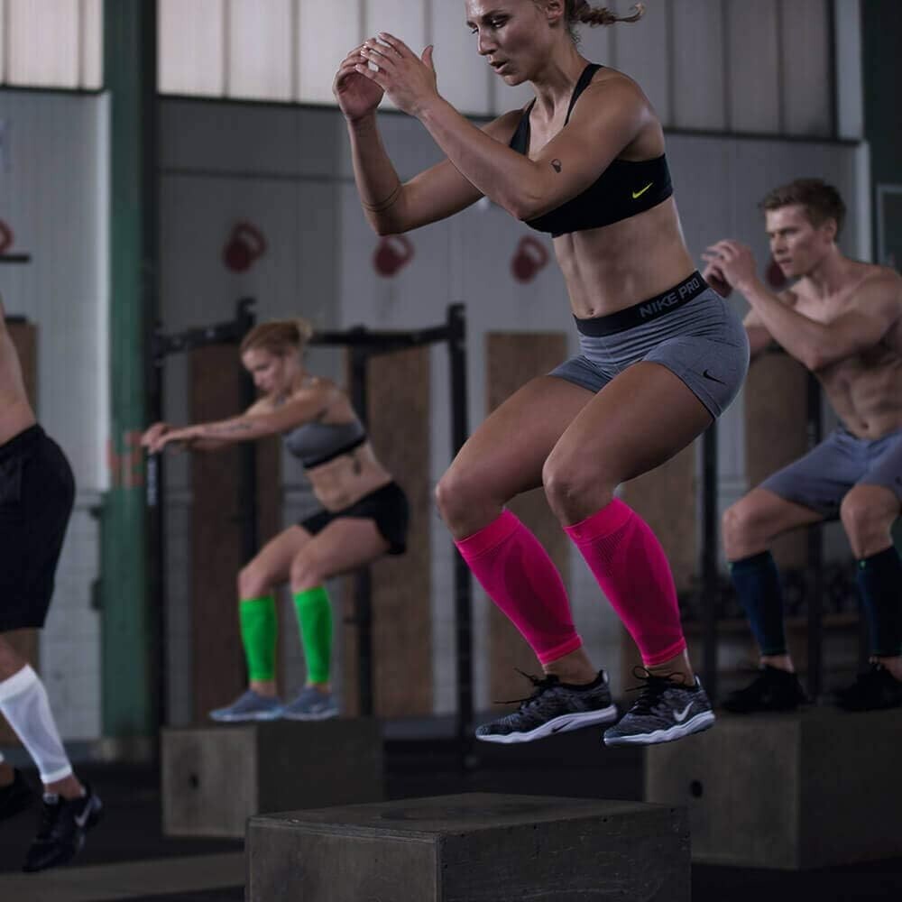 Breathable Sports Compression Calf Sleeves - Enhanced Circulation and Comfort