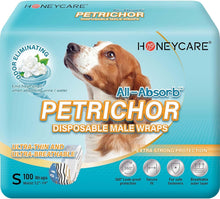 Load image into Gallery viewer, Comfortable Disposable Male Dog Diapers - Small Size, Ideal for Incontinence