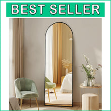 Load image into Gallery viewer, Stylish 64"x21" Arched Full Length Mirror - Shatterproof Floor Standing Design