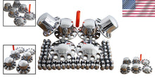 Load image into Gallery viewer, Chrome ABS Complete Axle Cover Set with Hub Caps &amp; Lug Nut Covers for Trucks