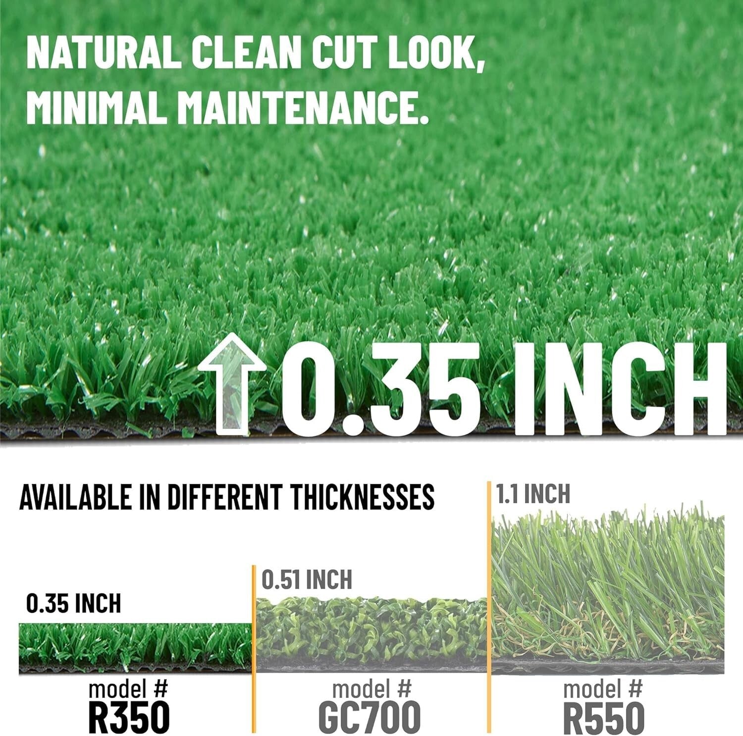 Durable 2'7" x 24' Artificial Grass Runner - Stylish and Functional Outdoor Rug