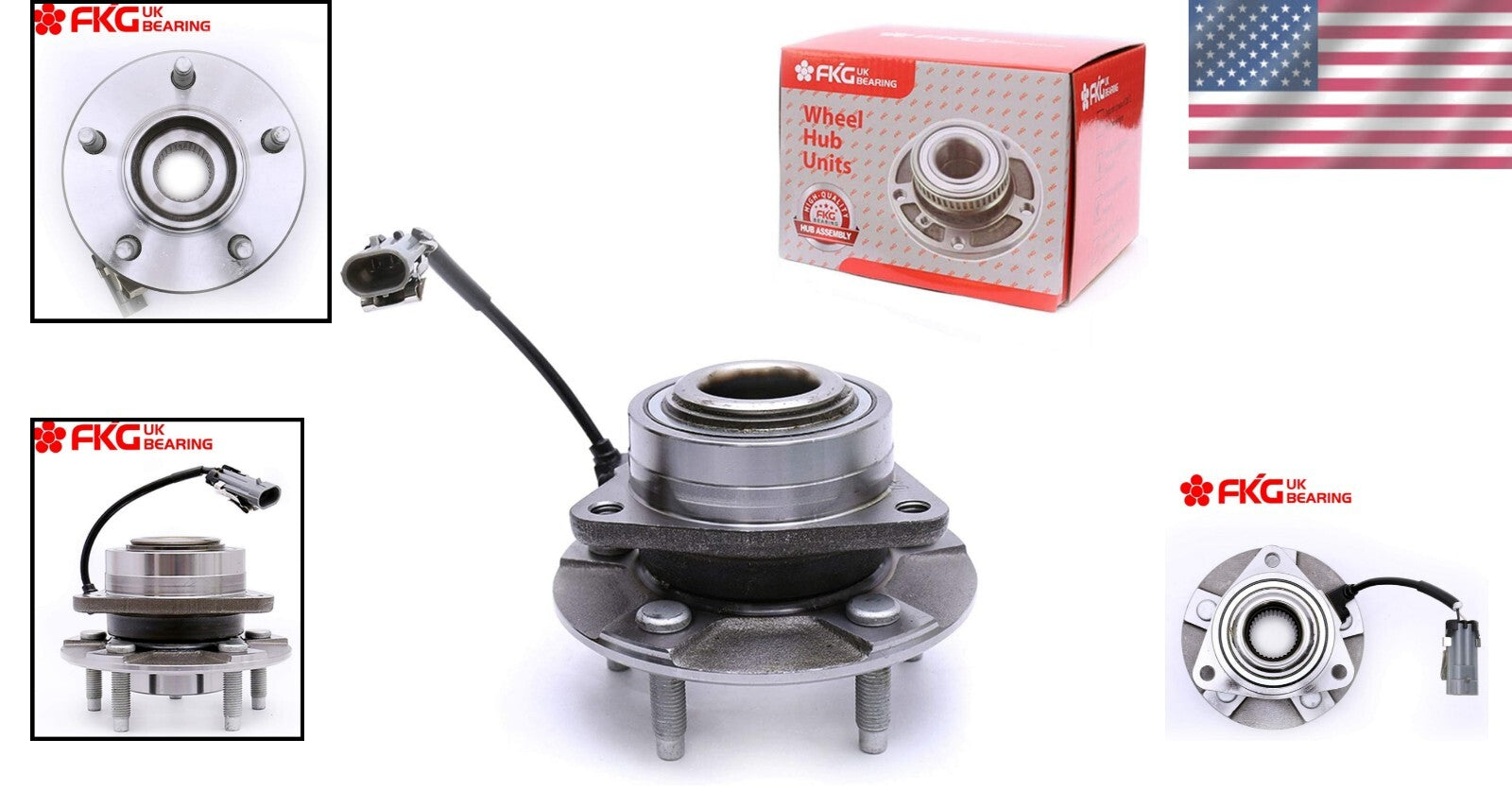 Front Wheel Bearing Hub Assembly for Saturn Vue, Pontiac Torrent & Chevy Equinox