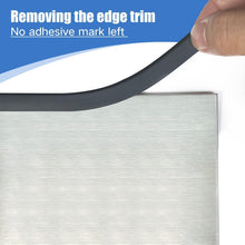 Load image into Gallery viewer, High Quality 100Ft Self-Adhesive Rubber Edge Protector - Black U Channel Trim