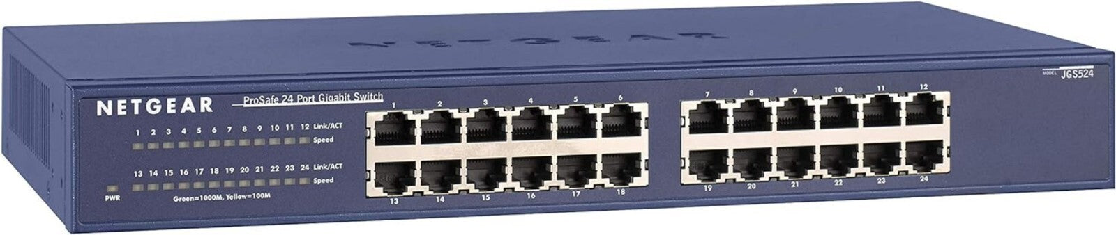 Energy Efficient 24-Port Unmanaged Ethernet Switch - Perfect for Offices & Labs