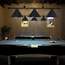 Load image into Gallery viewer, Modern Industrial Pool Table Chandelier with Durable Metal &amp; Instant On Feature