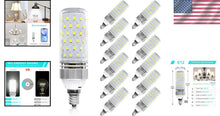 Load image into Gallery viewer, E12 LED Bulbs, 16W 1500LM Daylight White 6000K - Pack of 12 Energy-Saving Lamps