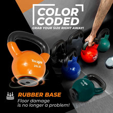 Load image into Gallery viewer, Women’s Fitness Kettlebell Set with Rubber Base | Durable Strength Training Gear