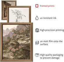 Load image into Gallery viewer, Charming Rustic Wall Art Collection - 16 Vintage Framed Prints for Any Room