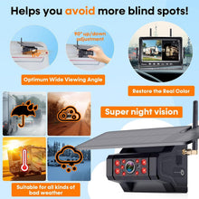 Load image into Gallery viewer, Wireless 7” HD 1080P Solar RV Backup Camera - No Install, Long Battery Life