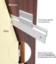 Load image into Gallery viewer, 30" Heavy-Duty Picture and Mirror Hanger, Supports 120 lbs, 2 Pairs Included