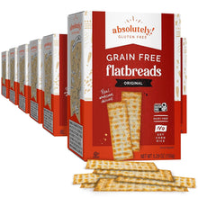Load image into Gallery viewer, Grain-Free Crunchy Flatbreads - Convenient 12-Pack for Health-Conscious Snackers