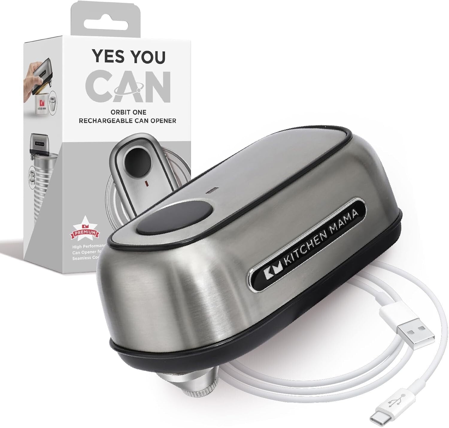 Professional-Grade Automatic Can Opener for Large Cans - Compact & User-Friendly