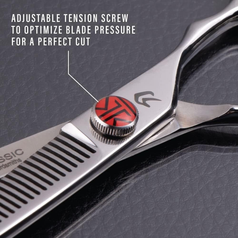 Versatile 6.5" Tokko Hair Shears - Regular and Thinning Scissors for Barbers