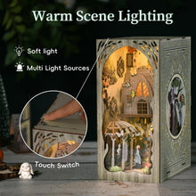 Load image into Gallery viewer, Creative 3D Wooden Book Nook with LED Lights - Elegant Dorothy's Adventure Decor