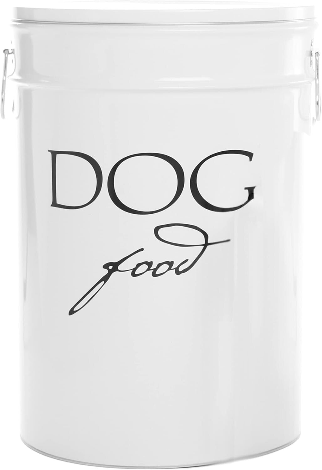 Classic Rectangular Dog Food Bin with Airtight Lid – Stylish 40lbs Storage