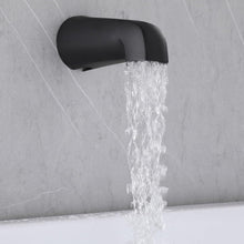 Load image into Gallery viewer, All-in-One Shower Tub Kit: 3 Handles, 8 Settings &amp; Elegant Matte Black Finish