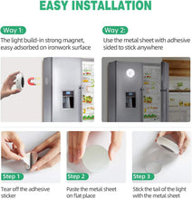 Load image into Gallery viewer, 6-Pack Wireless Motion Sensor LED Puck Lights with Remote - 3 Color Temperatures