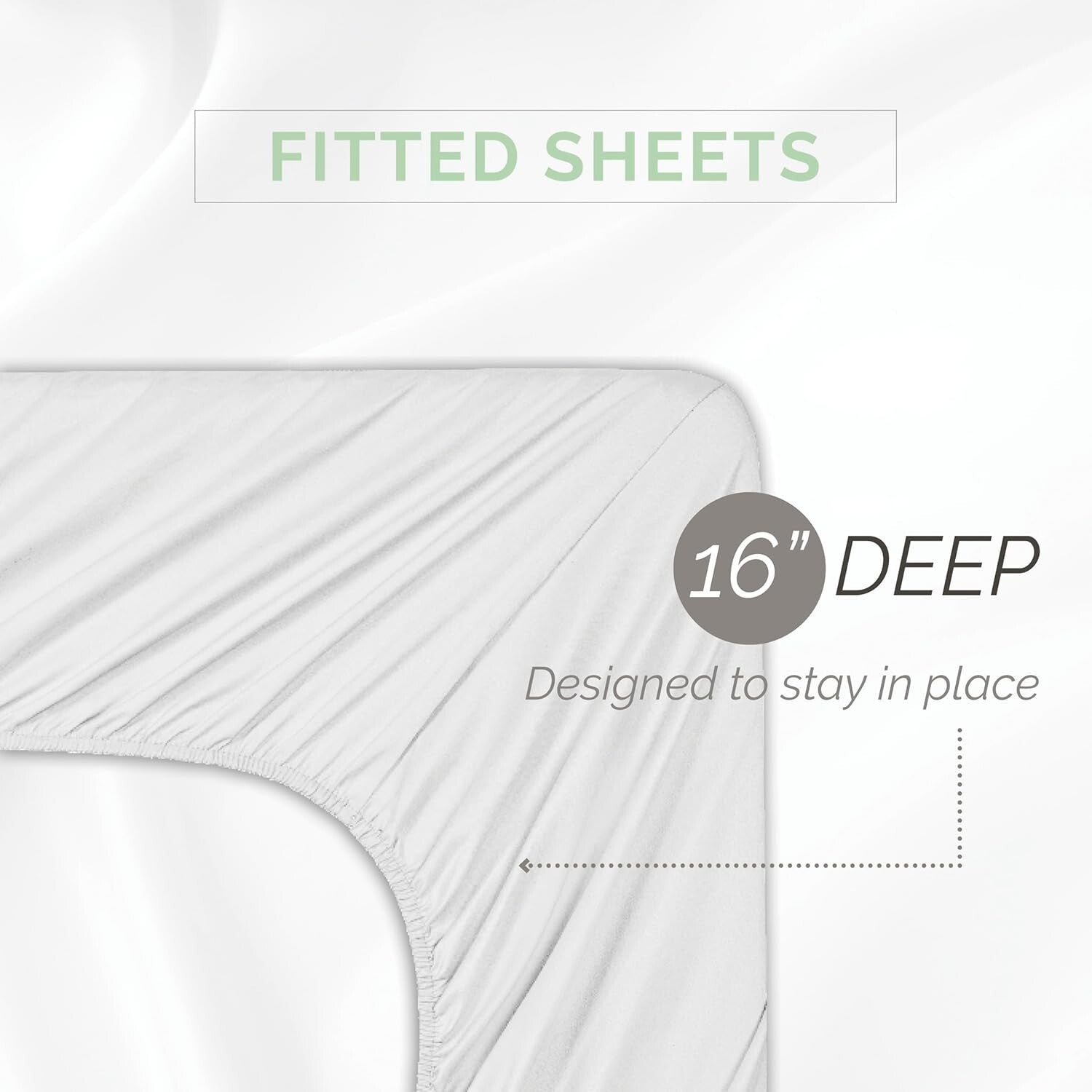 Full/Queen Luxury 8-Piece Comforter Set with Pocketed Sheets - Effortlessly Soft