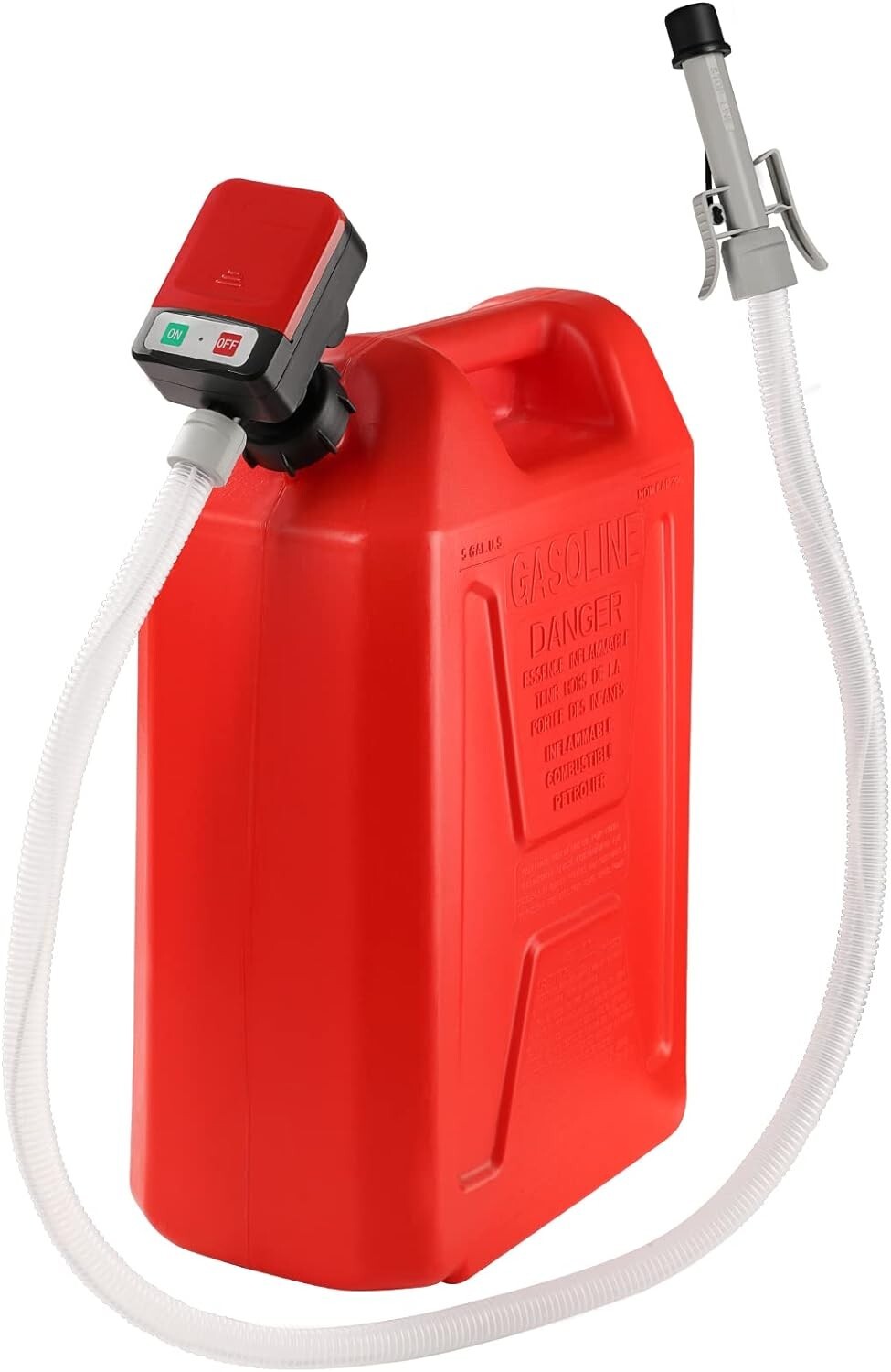 Efficient Fuel Transfer Pump – Delivers 2.4 GPM with Long Hose & Quiet Operation