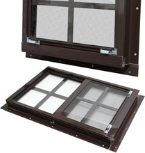 Load image into Gallery viewer, Aluminum Framed 2 Pack Shed Windows 12x18 - Perfect for Playhouses &amp; Garages