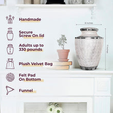 Load image into Gallery viewer, Memorial Urn for Adult Ashes – Extra Large, Secure &amp; Beautifully Handcrafted