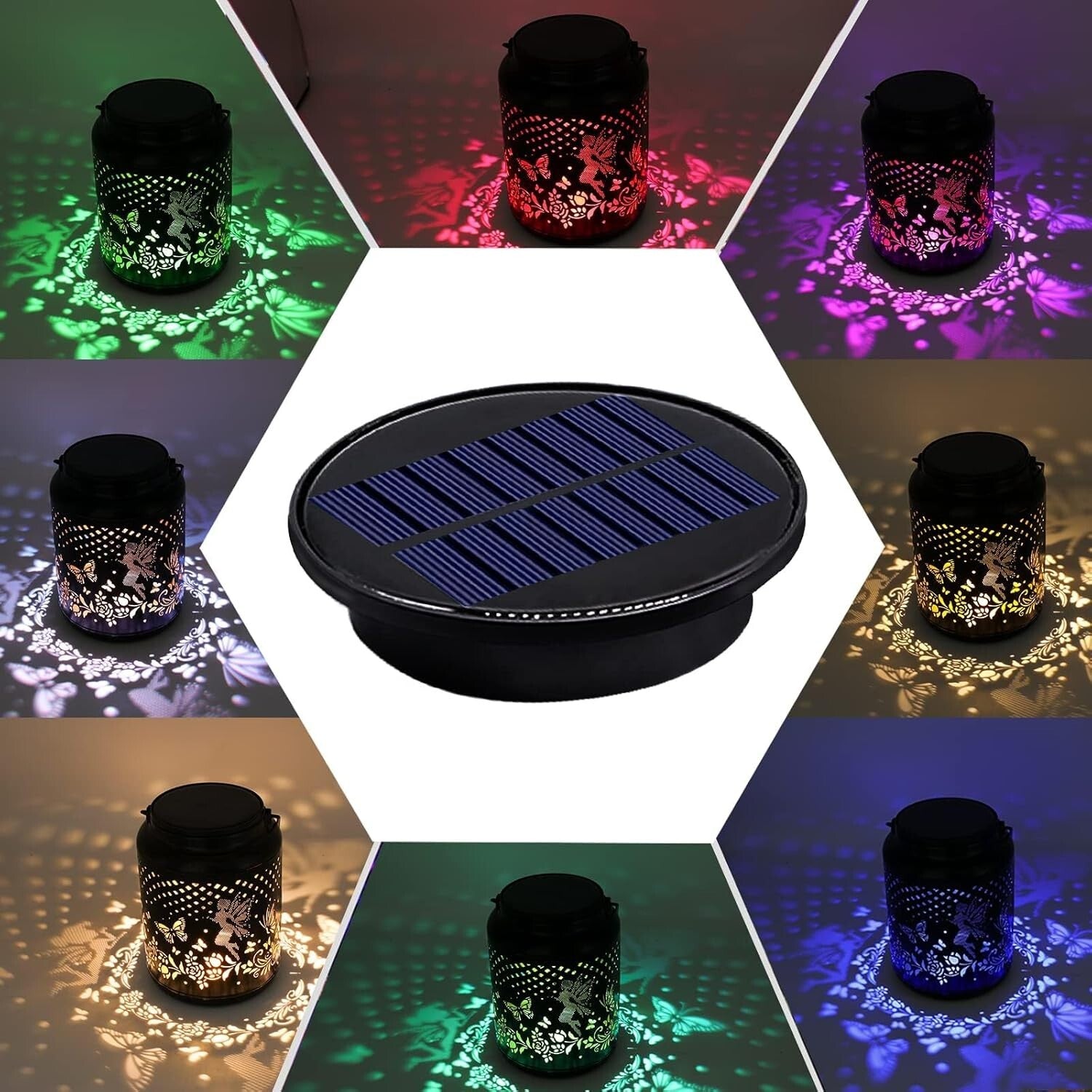 Energy-Saving 4 Pack Solar Lantern Replacement Parts - Vibrant Customization