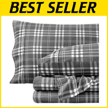 Load image into Gallery viewer, OEKO-TEX Certified Queen Flannel Sheets - Soft, Durable &amp; Cozy for Winter Nights