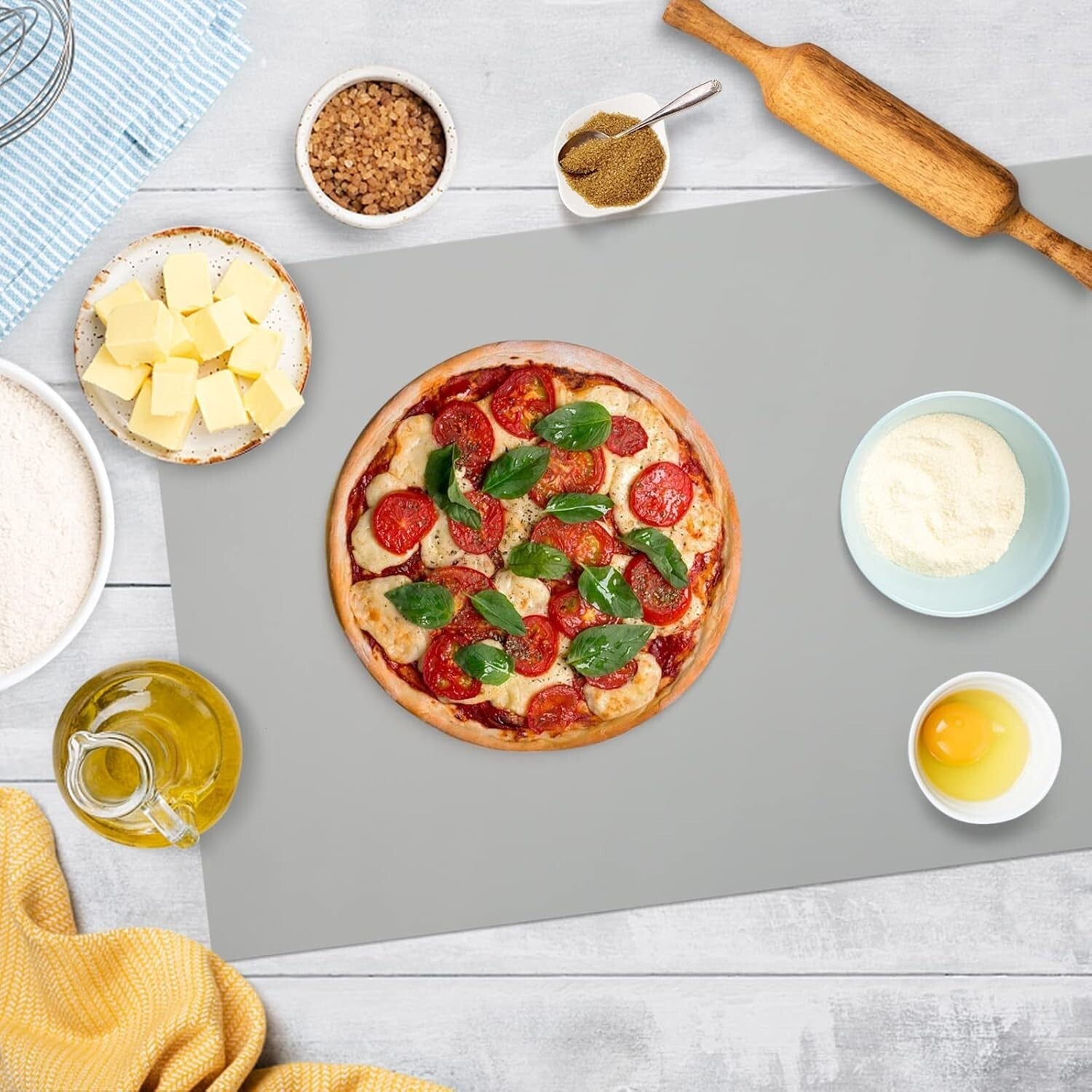 Multi-Purpose Extra Large Silicone Mat 120" x 48" - Kitchen & DIY Essential