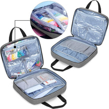 Load image into Gallery viewer, U-Shaped Zipper Craft Bag with Extensive Embroidery Supplies - Travel Friendly