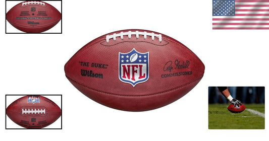 Collectible NFL Football - The Duke Metallic Edition for Fans & Players