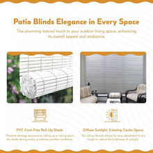 Load image into Gallery viewer, Elegant Waterproof Outdoor Shades - 72" W x 72" L Light Diffusing PVC Blinds