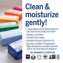 Load image into Gallery viewer, Organic 12-Pack Eucalyptus Bar Soap - Vegan, Cruelty-Free &amp; Richly Moisturizing