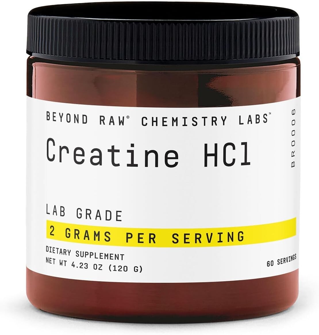 Quick-Dissolving Creatine HCl - 60 Servings for Enhanced Workouts & Recovery