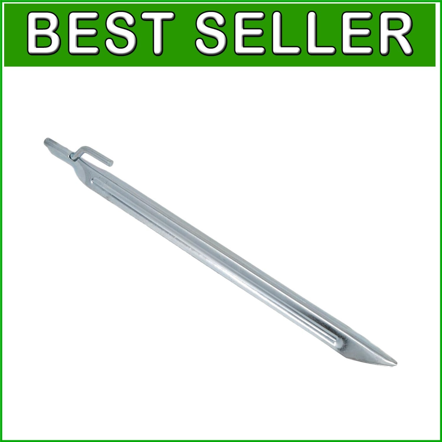 Bulk Pack of 50 Heavy Duty 12-Inch Steel Tent Stakes for Outdoor Adventures