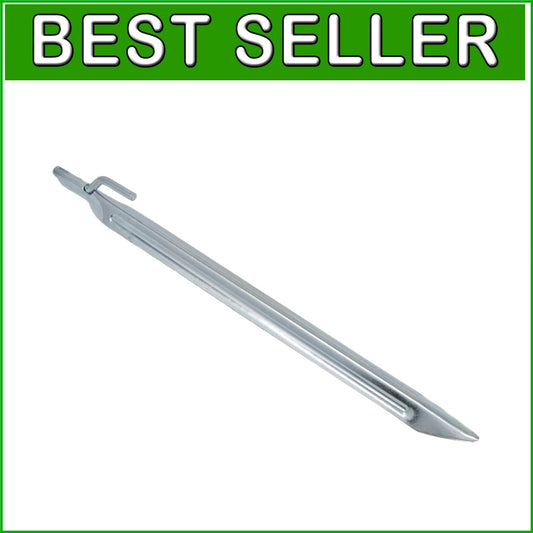Bulk Pack of 50 Heavy Duty 12-Inch Steel Tent Stakes for Outdoor Adventures