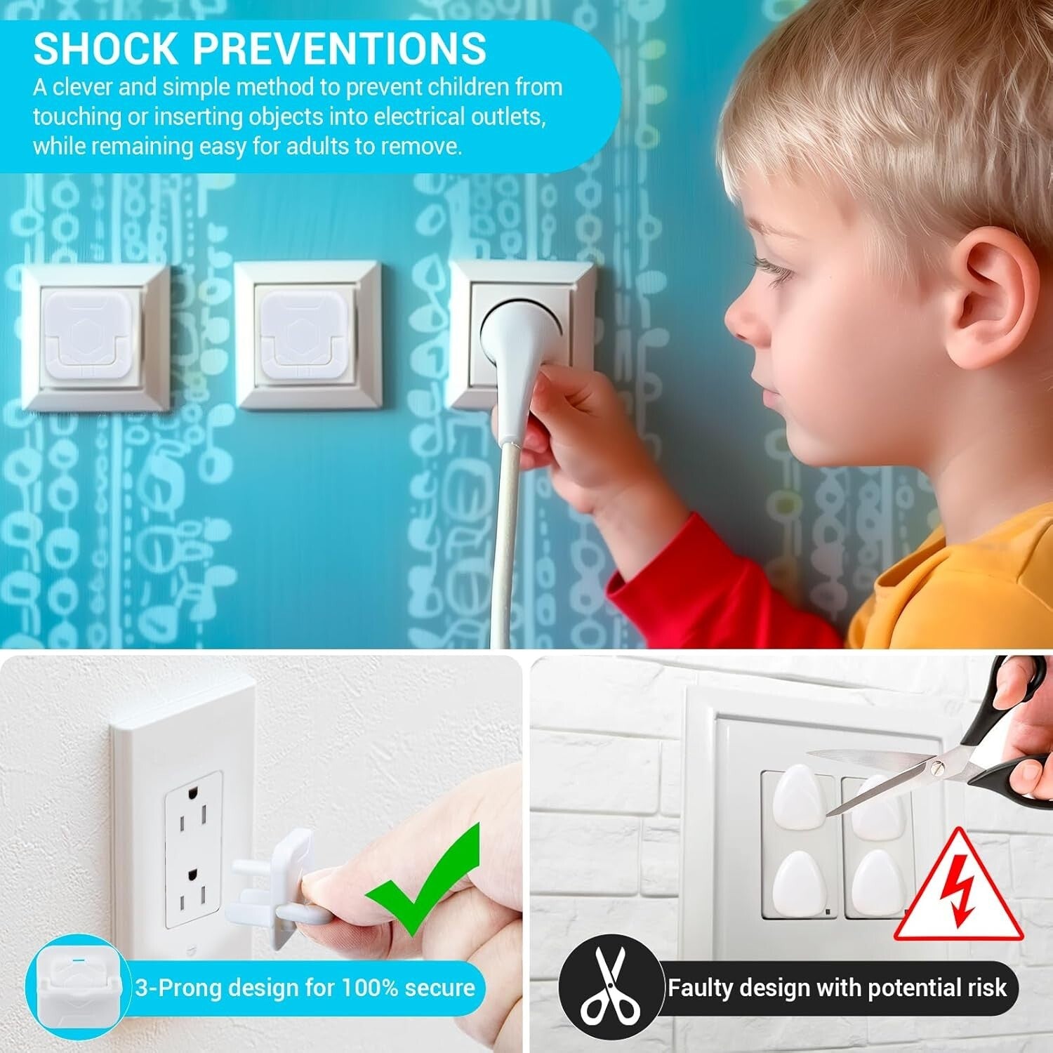 Child Safety Made Easy: 105 Pack Baby Proofing Kit with Corner Guards & Locks