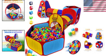 Load image into Gallery viewer, Toddler Fun Time: 5pc Playhouse Set with Ball Pit &amp; Crawling Tunnels for Parties